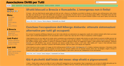 Desktop Screenshot of dirittipertutti.gnumerica.org